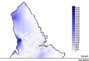 Contour Map of Total Dissolved Solids Concentrations, Raton Basin